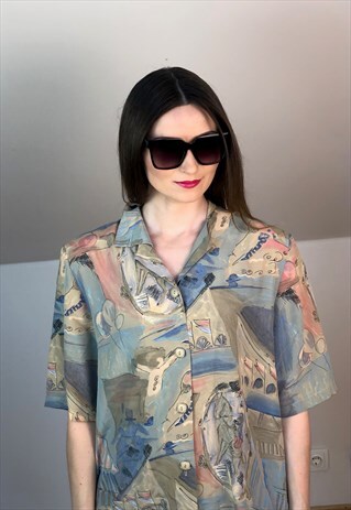 ART HAWAIIAN FRESH 90S 90S SHIRT EUROPE BLOUSE