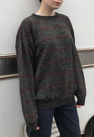 70S WOOL BLEND MADE IN WESTERN GERMANY CHRISTMAS SWEATER