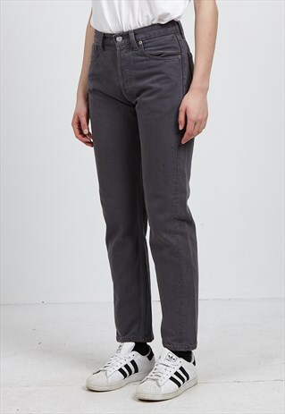 VINTAGE GREY LEVI'S 501 FIT DENIM JEANS