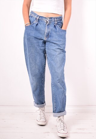 CALVIN KLEIN WOMENS VINTAGE JEANS W30 L30 BLUE 90S