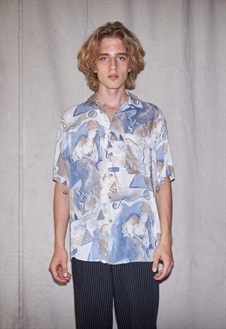 80S DOGTOWN VIBE UNISEX NORMCORE VISCOSE FESTIVAL SHIRT
