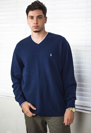 VINTAGE POLO RALPH LAUREN T-SHIRT LOGO 90S XXL 12.9