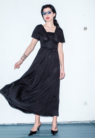 VINTAGE BLACK EVENING DRESS