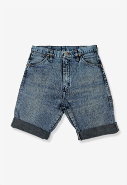 Vintage Wrangler Bermuda Denim Shorts Dark Blue W29