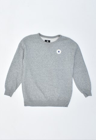 VINTAGE 90'S CONVERSE SWEATSHIRT JUMPER GREY