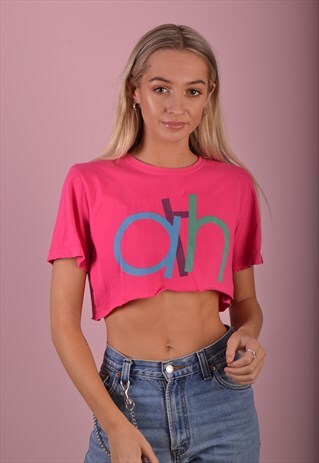 PINK NIKE CROPPED T-SHIRT GBT3858