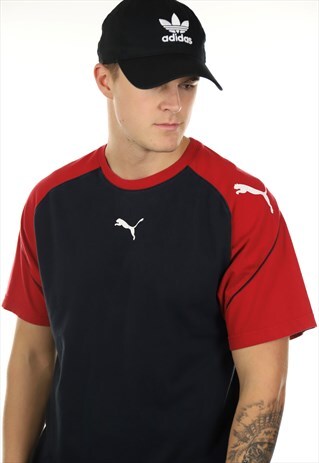 VINTAGE PUMA SMALL LOGO T SHIRT TEE