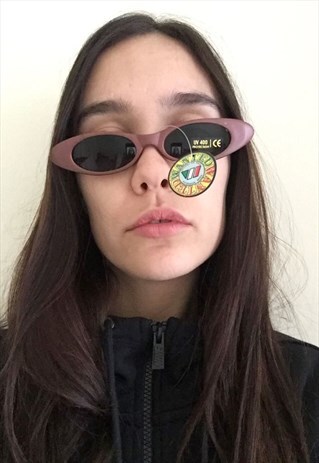 SUPER VINTAGE&FASHION MAROON SUNGLASSES