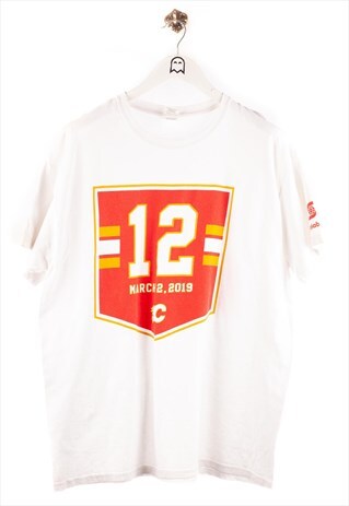 VINTAGE GILDAN T-SHIRT SCOTIABANK PRINT WHITE
