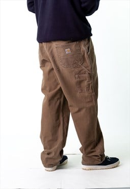 Brown 90s Carhartt  Cargo Skater Trousers Pants Jeans 