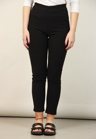 VINTAGE STRETCH HIGH WAISTED TROUSERS