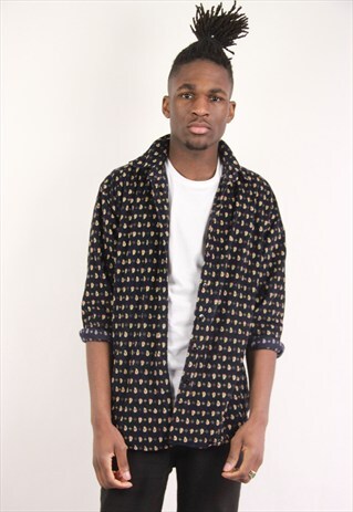 VINTAGE PATTERNED CORD SHIRT