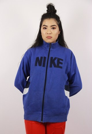 VINTAGE NIKE BLUE ZIP-UP