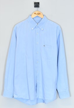 Vintage Lacoste Shirt Blue XLarge