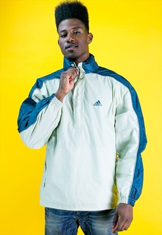 2-TONE WINDBREAKER SPORTS LIGHTWEIGHT SHELL RAIN JACKET