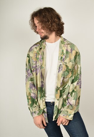 VINTAGE HAWAIIAN PATTERNED FESTIVAL SHIRT