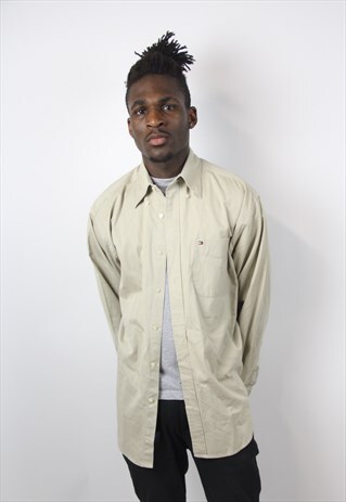 VINTAGE TOMMY HILFIGER BEIGE SHIRT