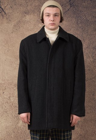 VINTAGE MENS CLASSIC KHAKI SHORT COAT