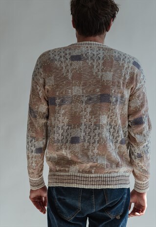 VINTAGE 80S FUNKY JUMPER IN PASTEL