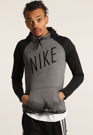 VINTAGE NIKE EMBROIDERED SPELLOUT HOODIE