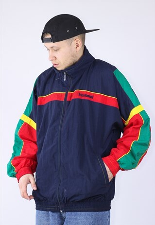 VINTAGE MENS HUMMEL TRACK SUIT JACKET