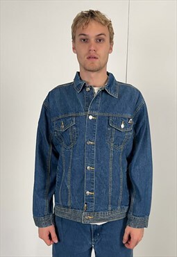 Vintage Mecca Denim Jacket Men's Dark Blue