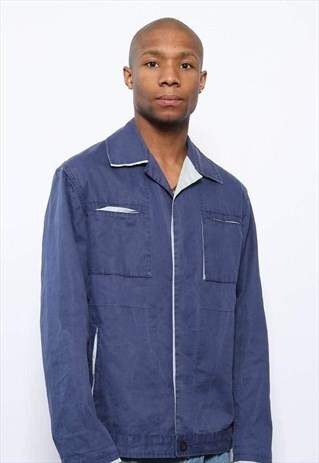 VINTAGE VERSACE CARPENTER JACKET BLUE