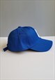 BLUE GRAPHIC VINTAGE COTTON BASEBALL ADJUSTABLE CAP 