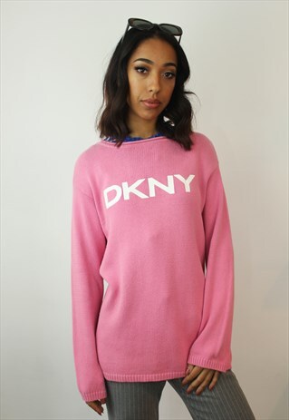 PINK DKNY JUMPER, UK SIZE 8