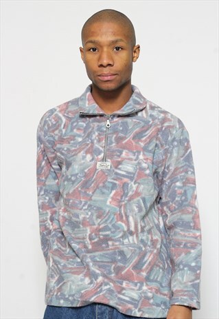 VINTAGE CRAZY PATTERN FLEECE