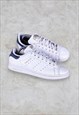 Stan Smith Adidas Trainers White Blue UK 8