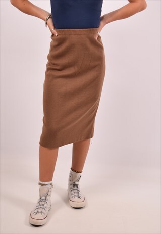 VINTAGE LUISA SPAGNOLI SKIRT BROWN