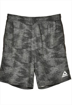 Black Reebok Printed Shorts - W36