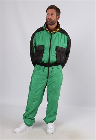 VINTAGE ENRICO COVERI FULL SKI SUIT UK L 42 - 44" (66T)