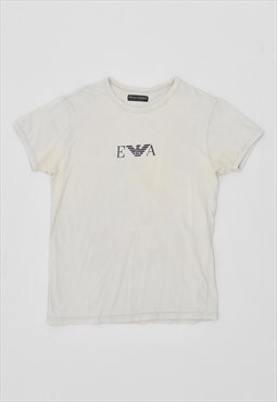 Vintage 00's Y2K Emporio Armani T-Shirt Top Grey