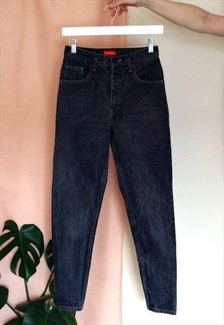 VINTAGE BLACK SKINNY JEANS