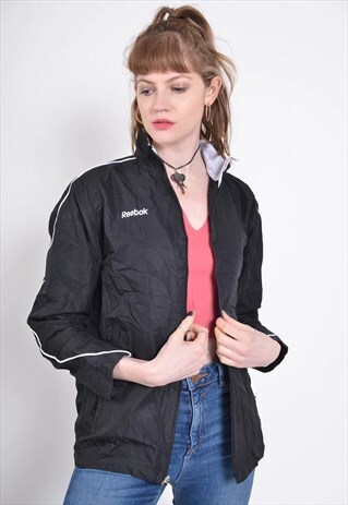 VINTAGE REEBOK SHELL JACKET BLACK