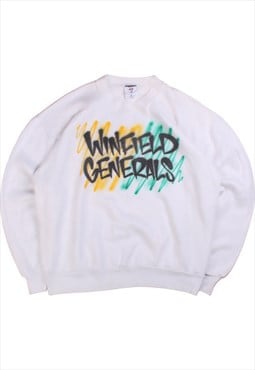 Vintage 90's Jerzees Sweatshirt Winfield Generals Crewneck