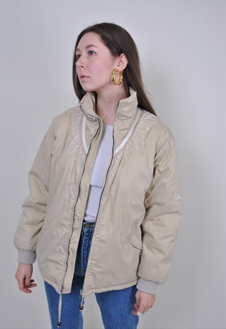 80S BEIGE BOHO JACKET, VINTAGE SPRING MOUNTAIN JACKET