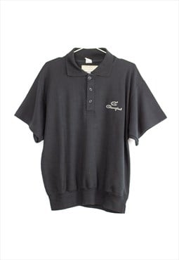 Vintage Champion Polo Shirt in Black S