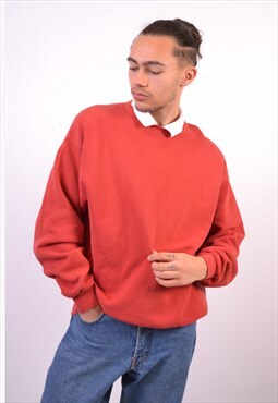 Vintage Lee Sweatshirt Jumper Red