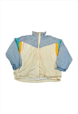 Vintage Shell Suit Windbreaker Jacket 80s Block Colour XXL