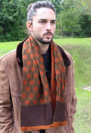 VINTAGE 70S MOD PAISLEY SCARF - SAMMY - INDIE