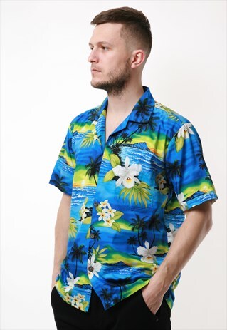 90S VINTAGE FAVANT SUMMER HAWAII RARE OLDSCHOOL SHIRT 13670