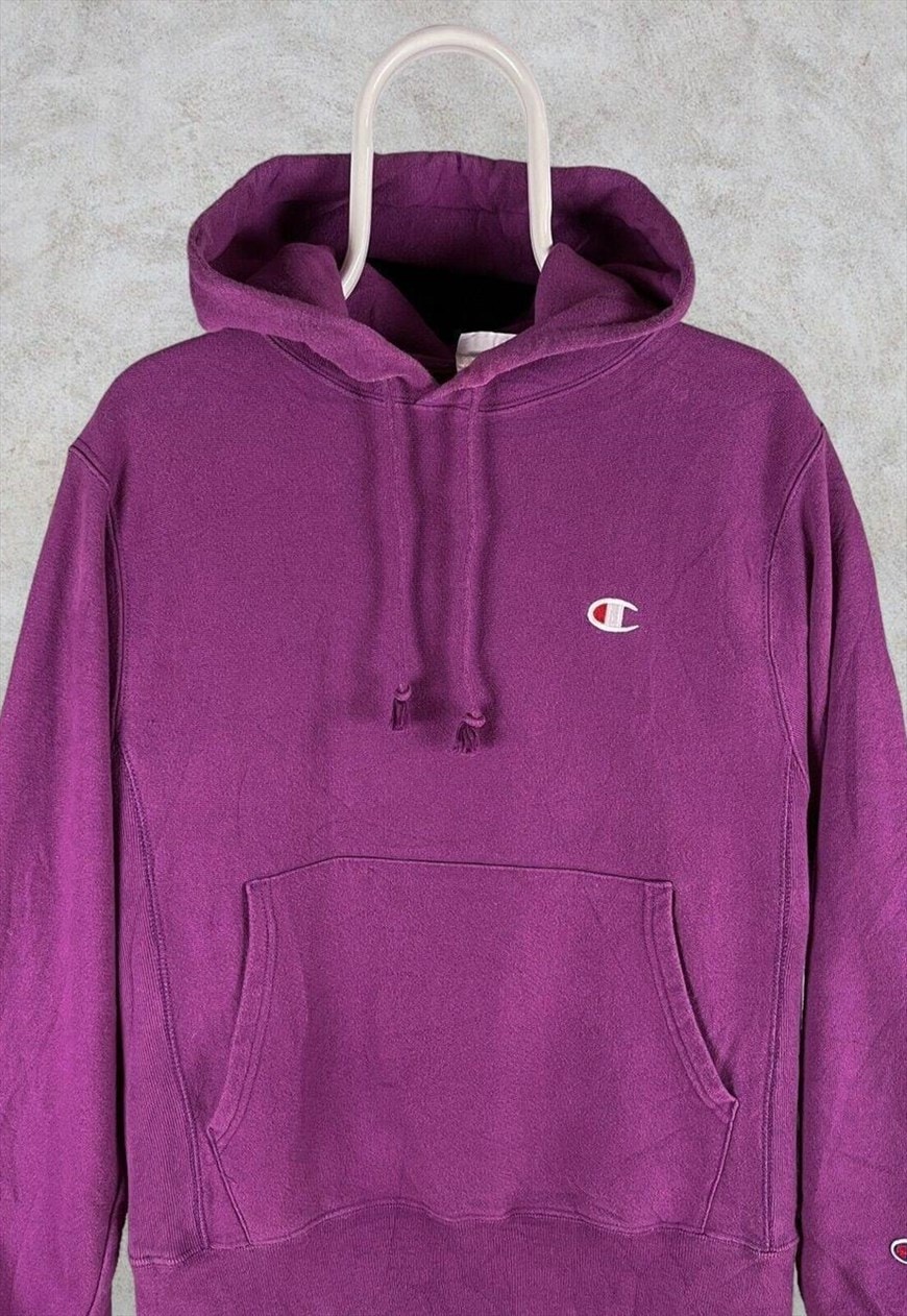 Champion dark hot sale purple hoodie