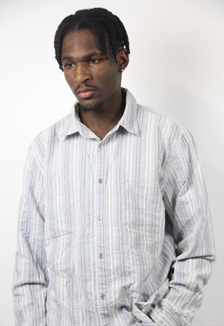 VINTAGE CALVIN KLEIN STRIPED SHIRT