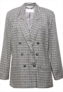 Beyond Retro Vintage Liz Claiborne Patterned Blazer - L