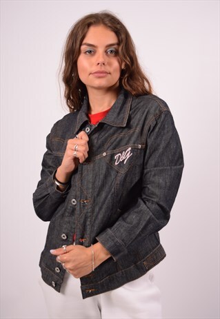 VINTAGE DOLCE & GABBANA DENIM JACKET NAVY BLUE