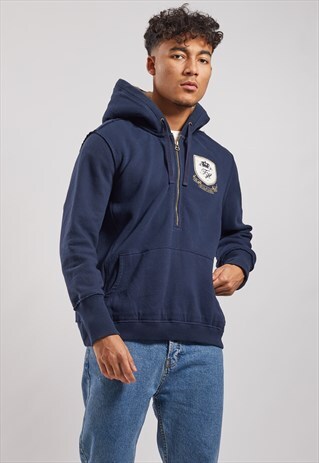 VINTAGE TOMMY HILFIGER 1/4 ZIP HOODIE