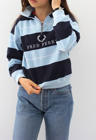 90'S RETRO 1/4 ZIP PULLOVER